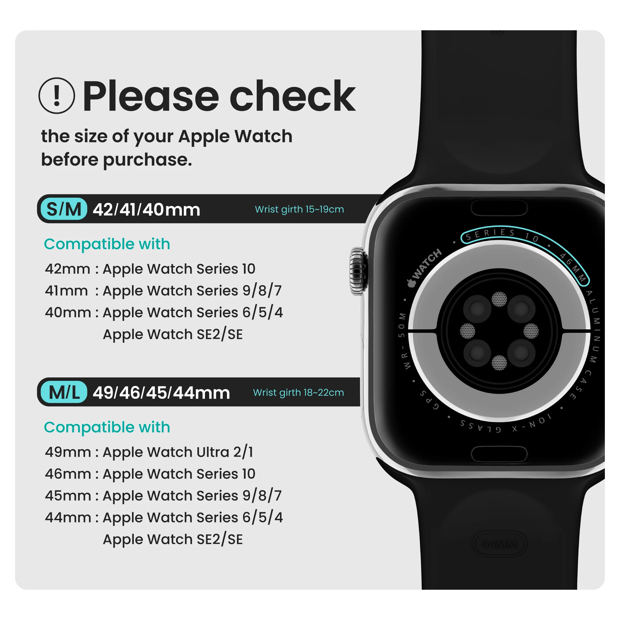 Apple Watch Color on Band <b> M / L </b> - Image 11