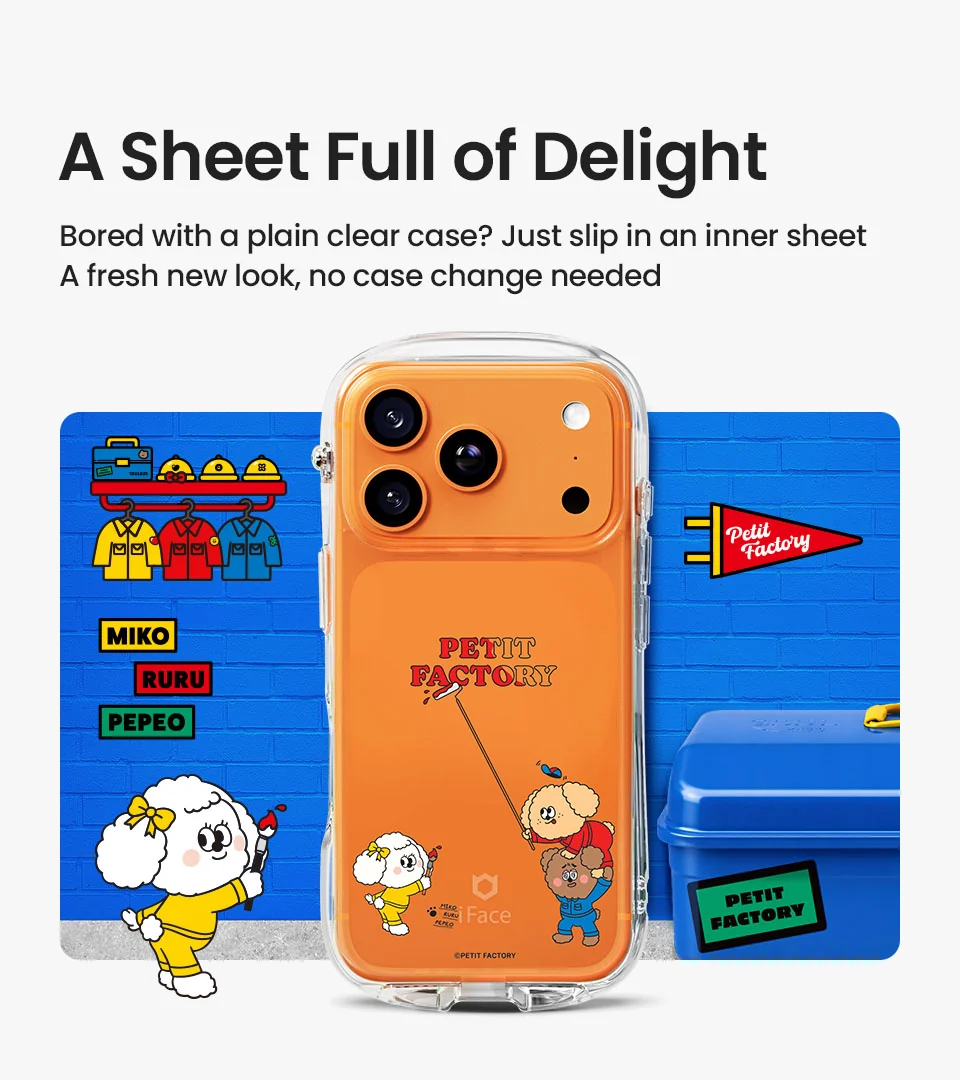 iFace x PETIT FACTORY Inner Sheet <b> iPhone 16 Pro Max</b> - Image 8
