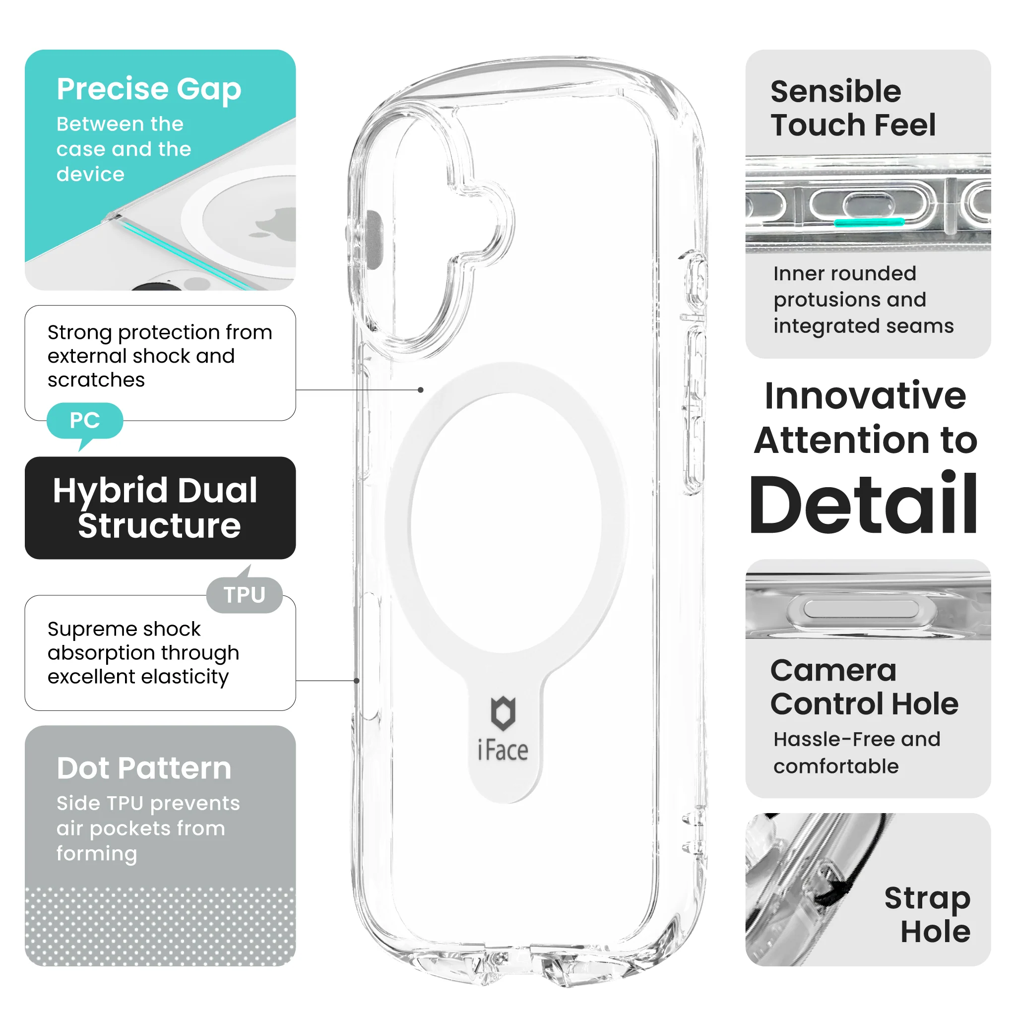 Look in Clear Hybrid MagSynq <b> iPhone 16 Plus<b> - Image 5