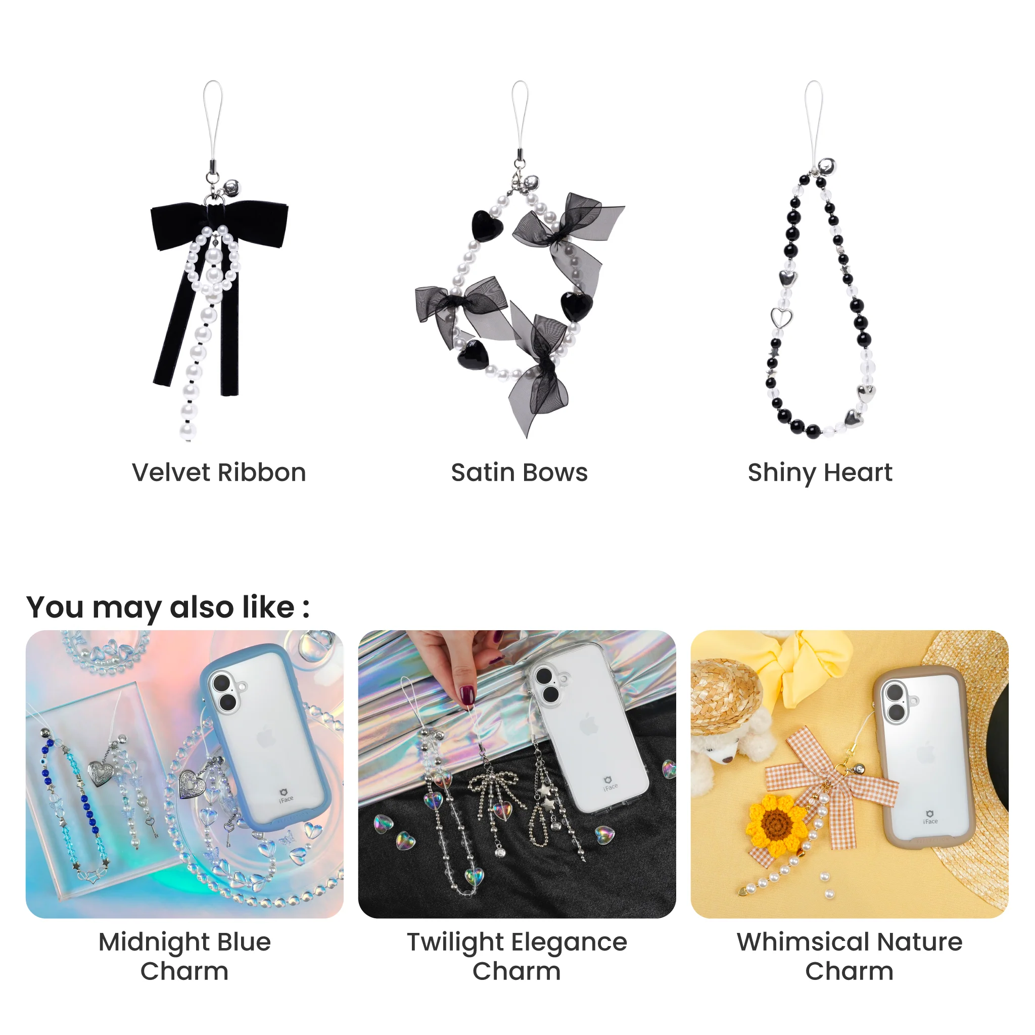 Velvet Ribbon Phone Charm - Image 6
