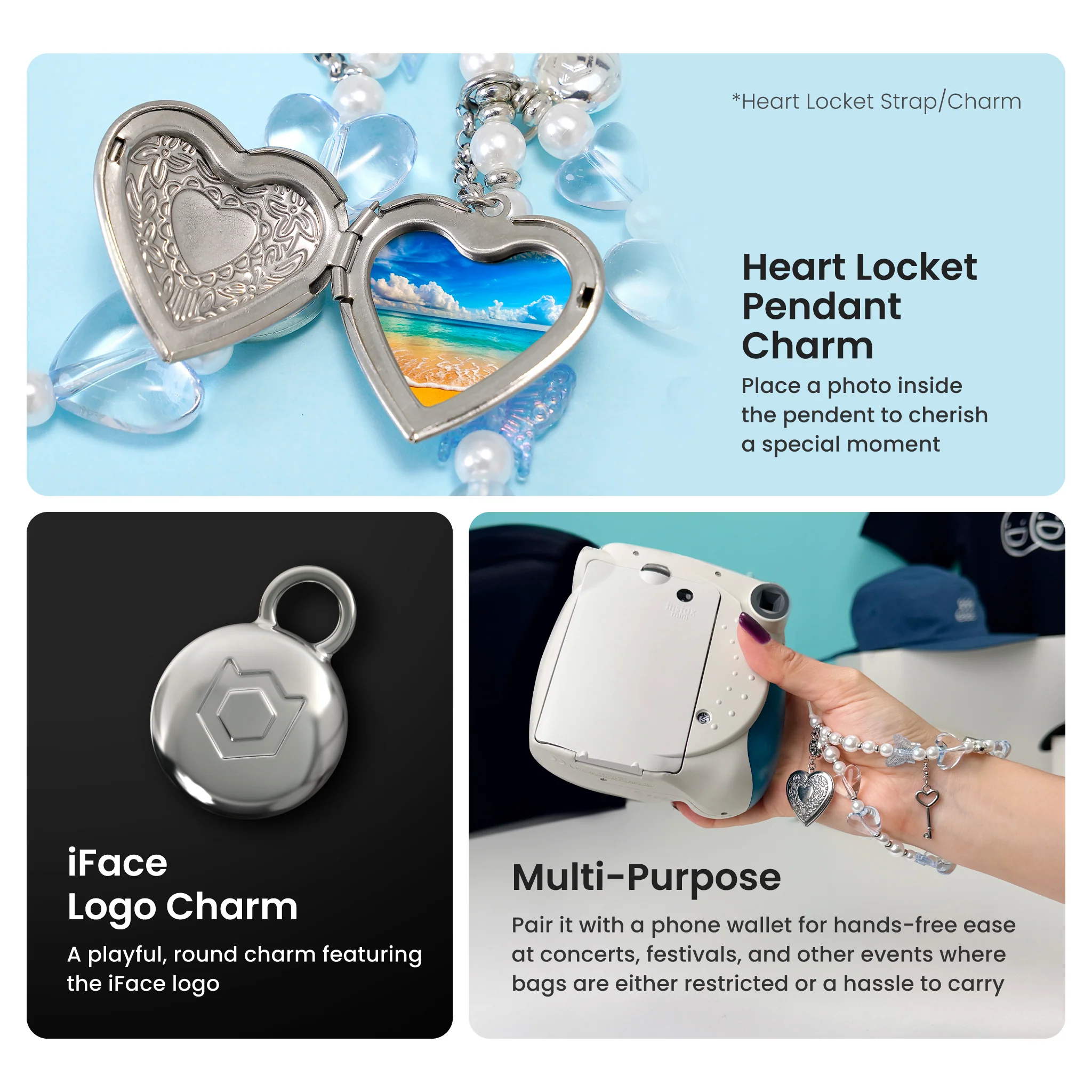 Heart Locket Phone Charm - Image 5