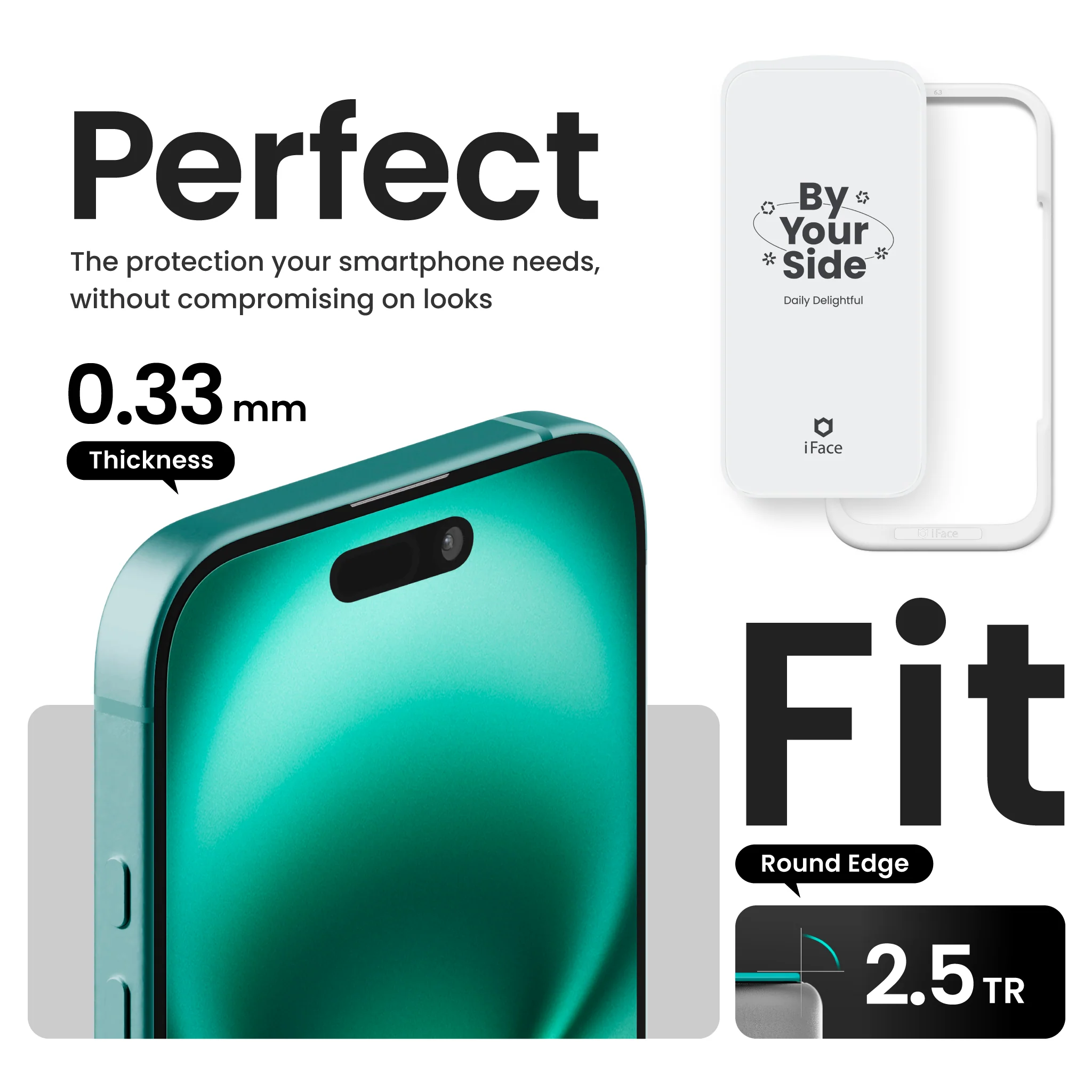 Tempered Glass<b> iPhone 16 / 15 / 14 Pro<b> - Image 4